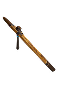 Zebrawood & Peruvian Walnut Collectors Native American Style Flute (Key G- 440hz)